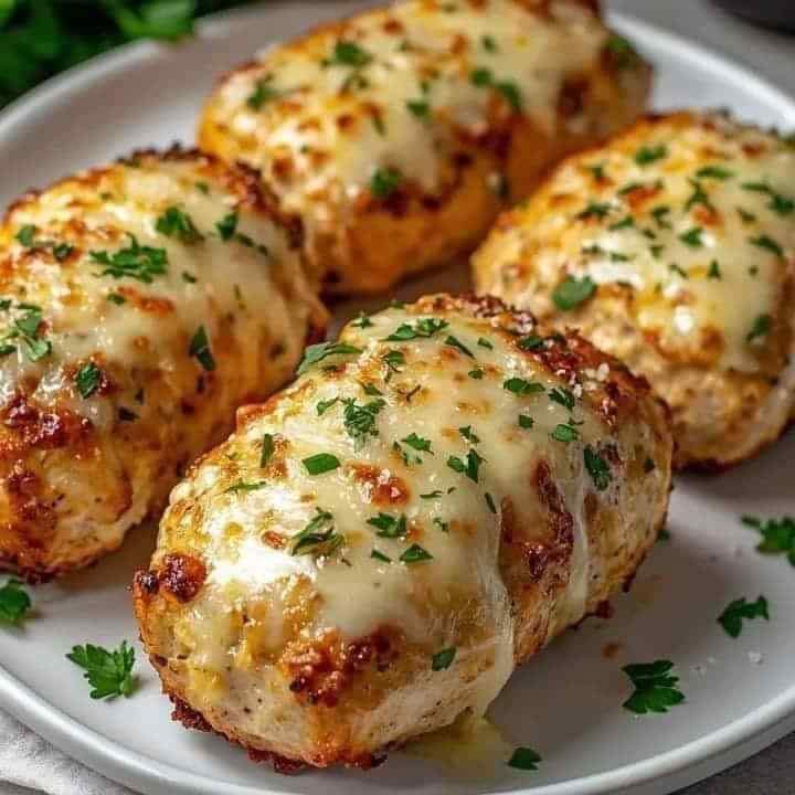 Garlic Parmesan Meatloaves