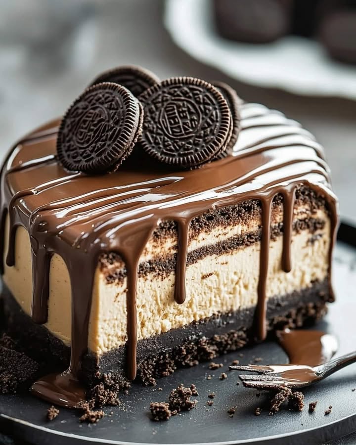 Layered Chocolate Cheesecake