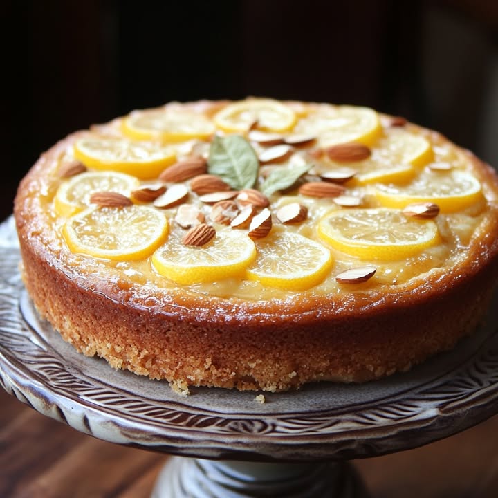 Lemon Ricotta Almond Cake