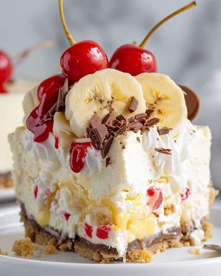 No-Bake Banana Cheesecake