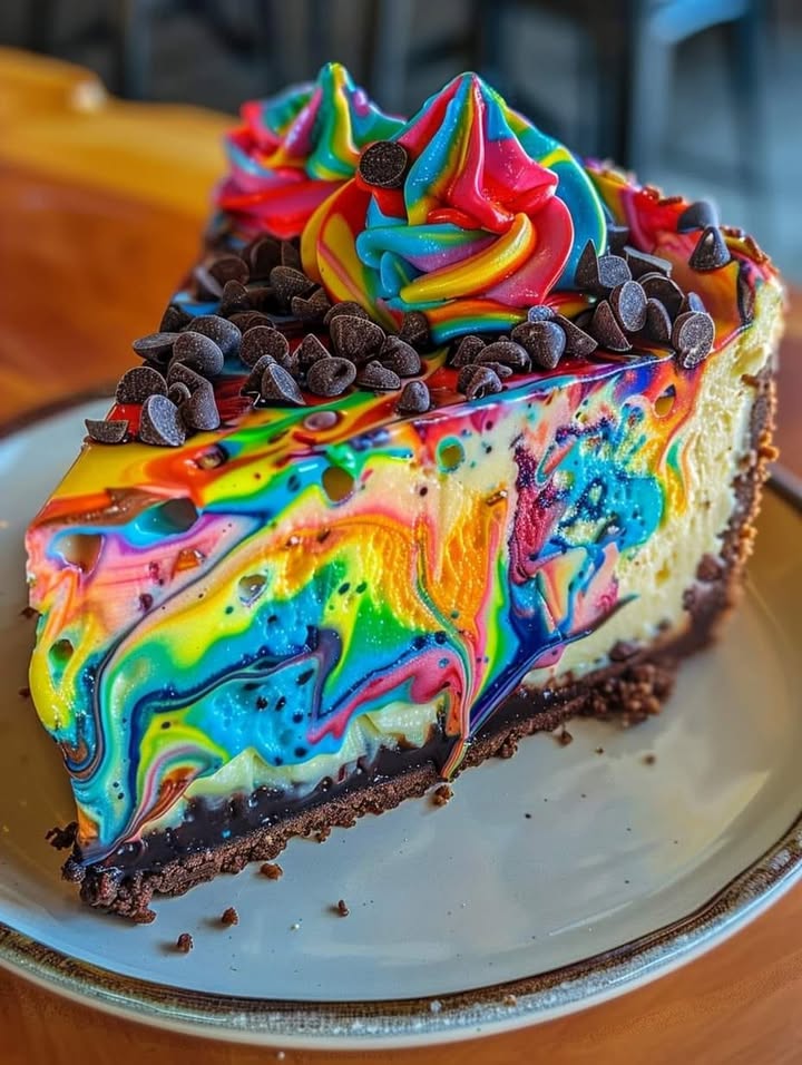 Rainbow Cheesecake Delight