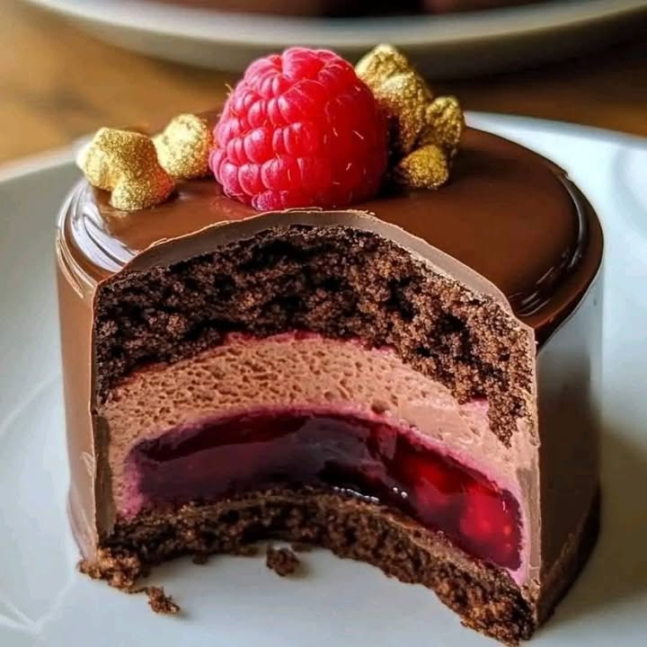 Raspberry Chocolate Mousse