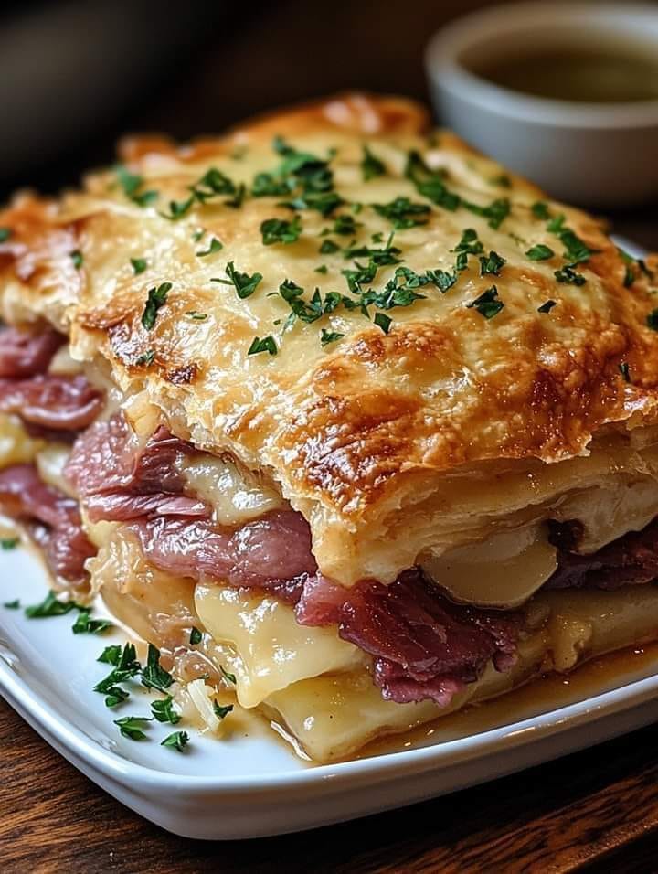 Reuben Puff Pastry