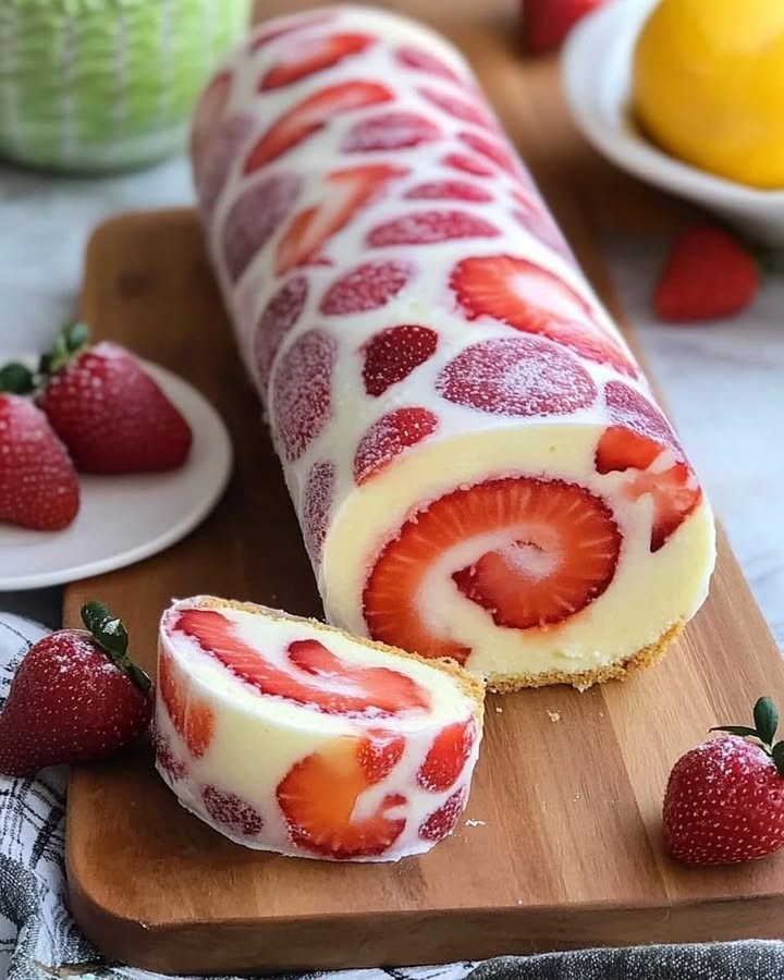 Strawberry Cream Roll