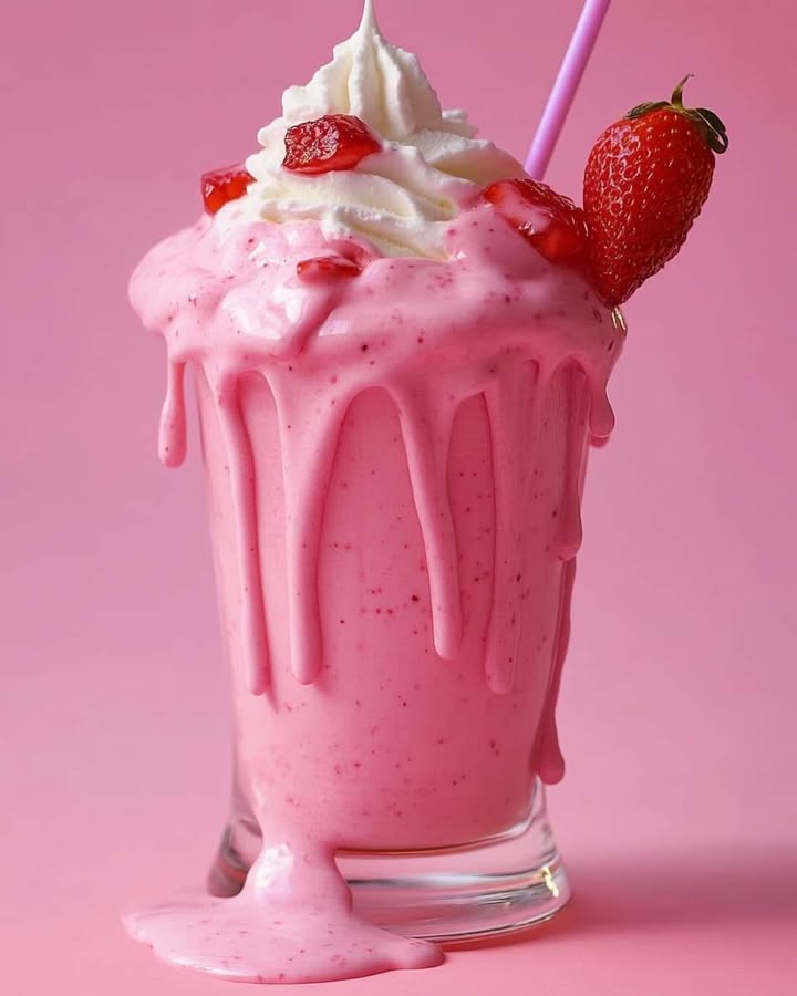 Strawberry No-Bake Ice Cream