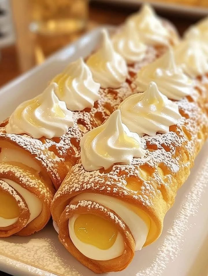 Zesty Lemon Cannoli