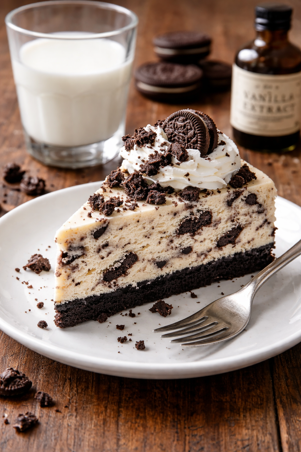 blue bell cookies and cream cheesecake