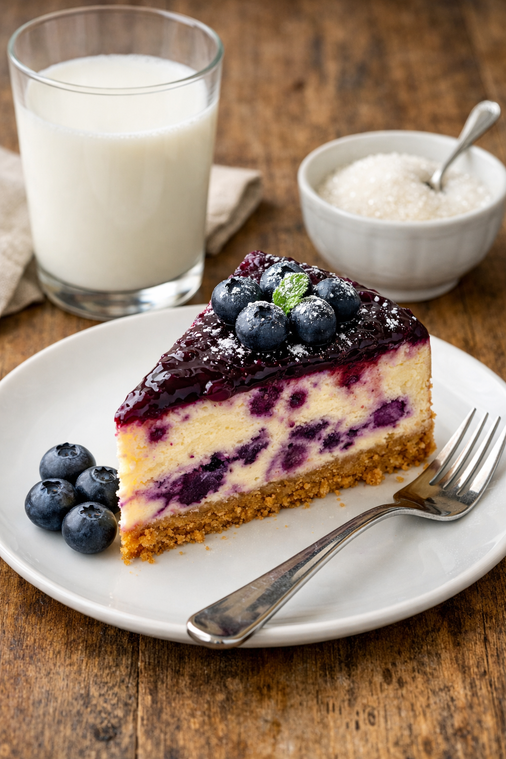 blueberry cheesecake cake