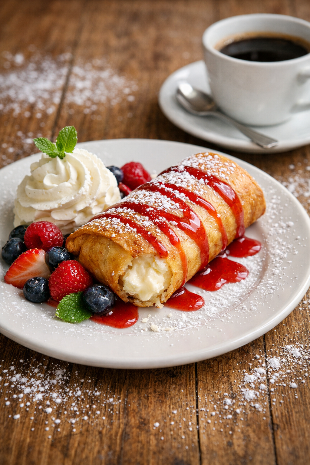 cheesecake chimichanga