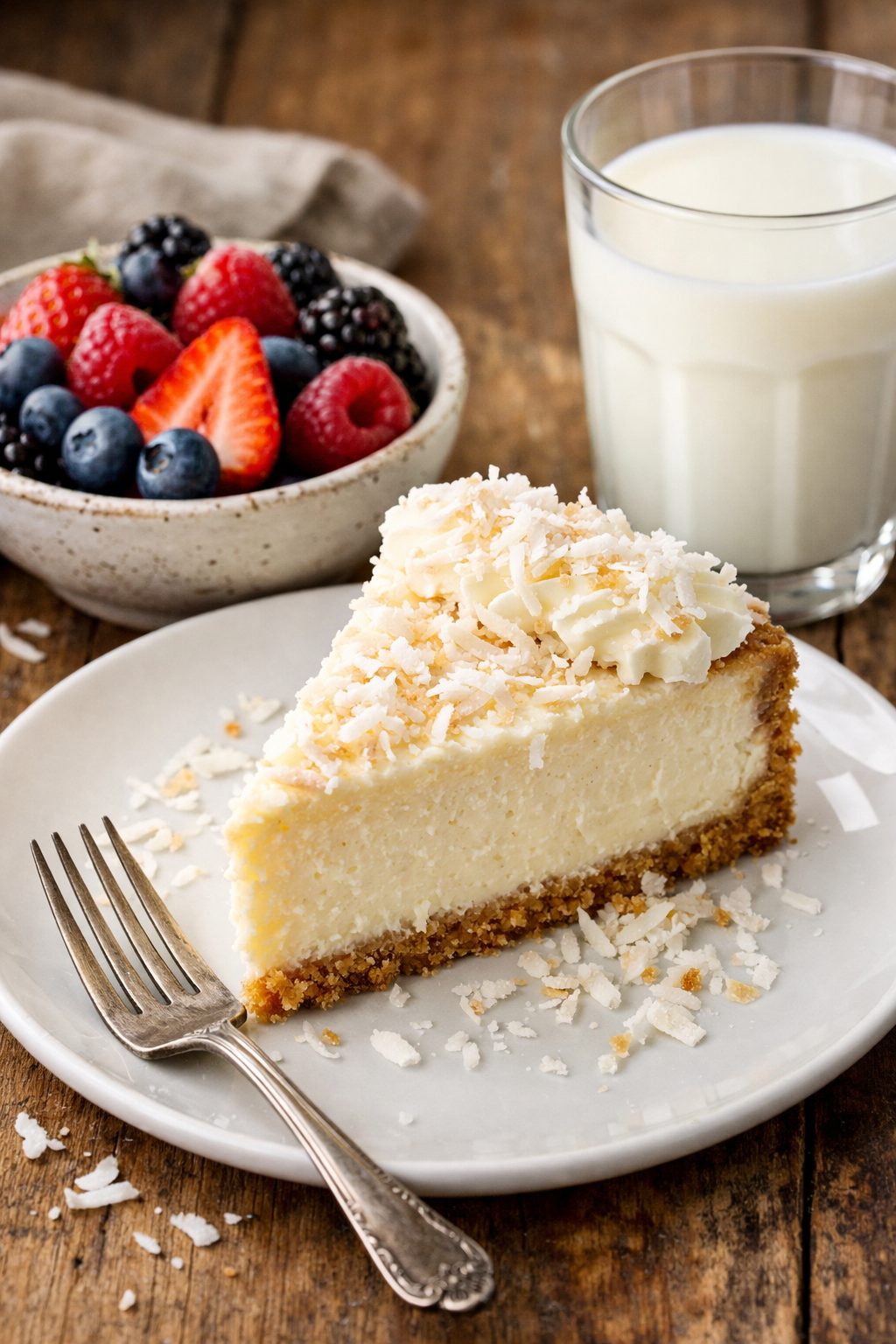 coconut cheesecake