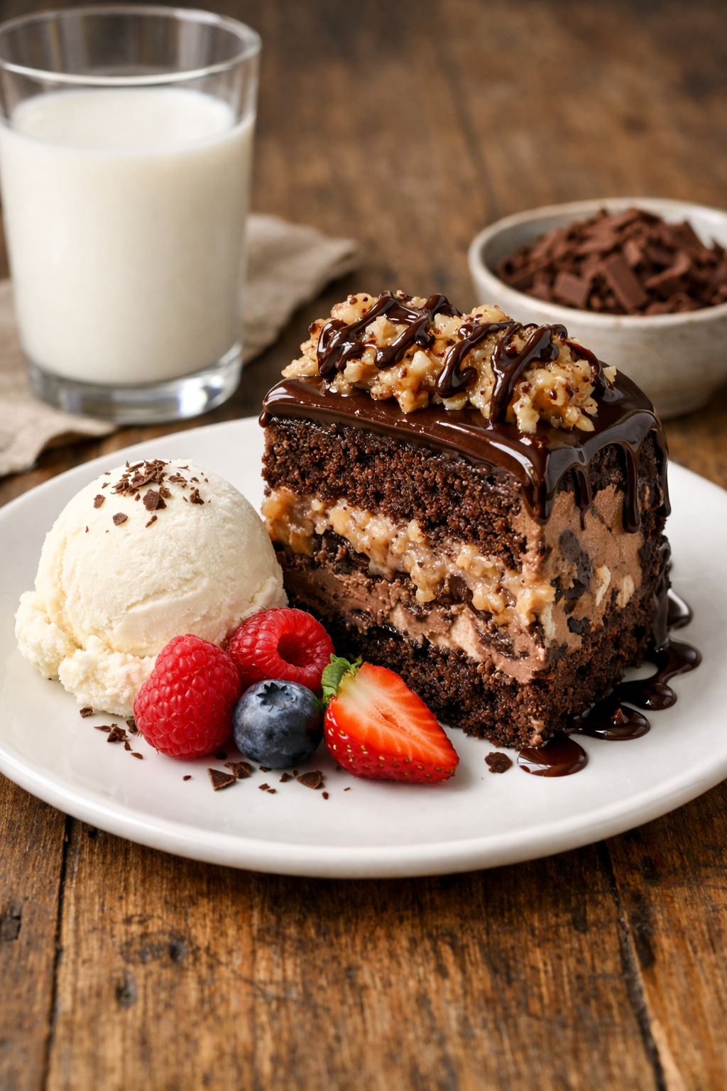 german chocolate cake ice cream