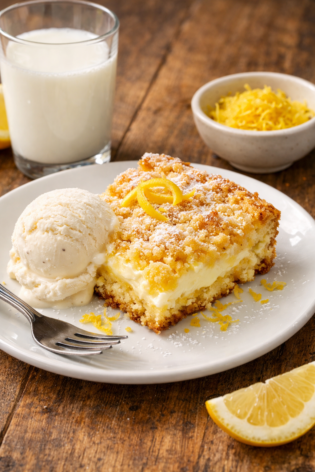 lemon cream cheese dump cake recipe