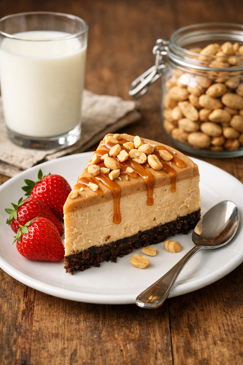 no bake peanut butter cheesecake