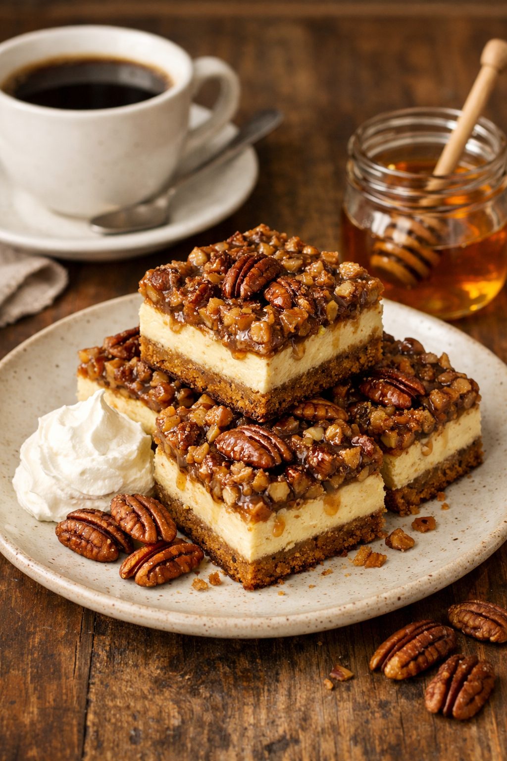 pecan pie cheesecake bars