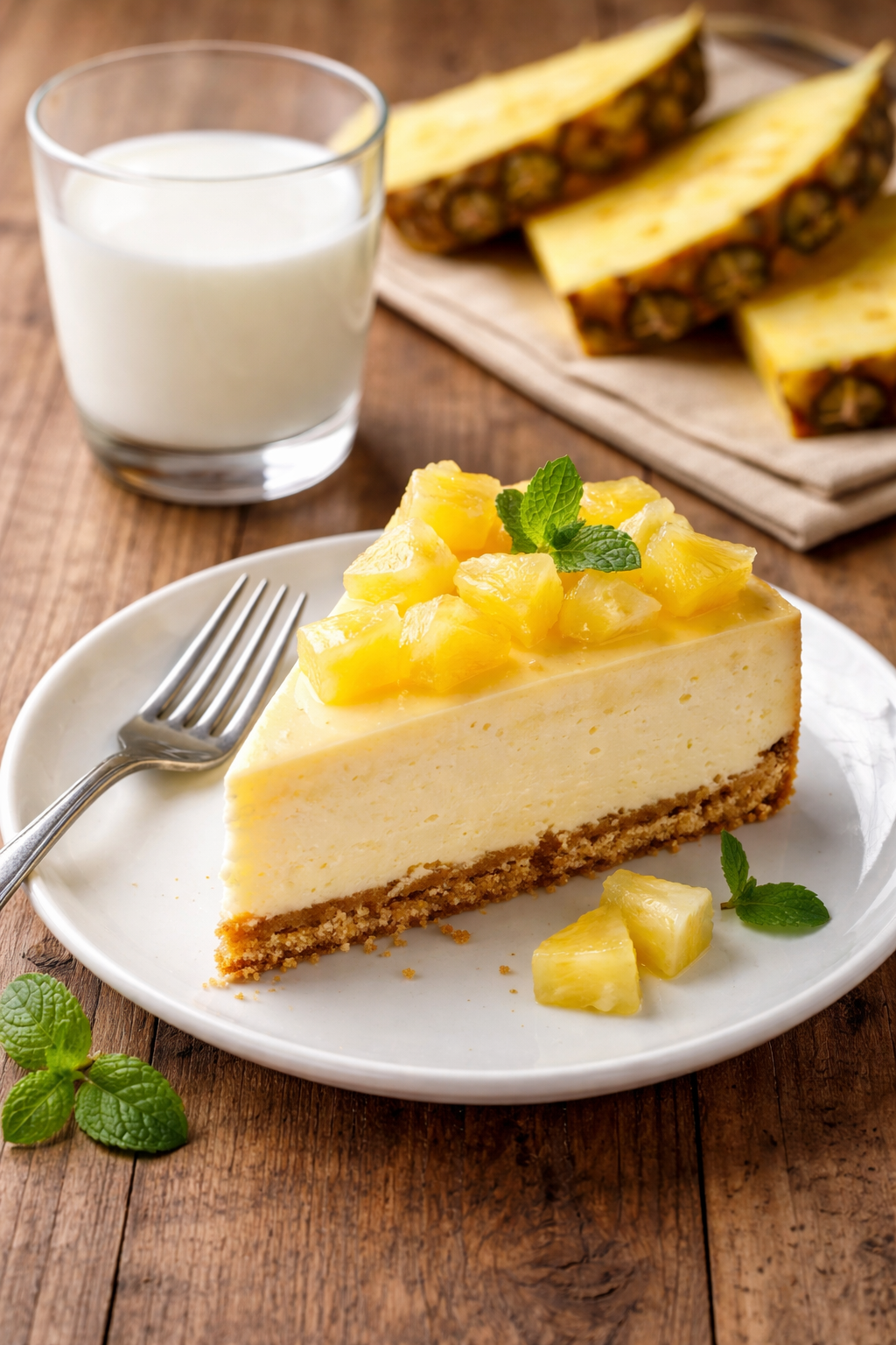 pineapple cheesecake