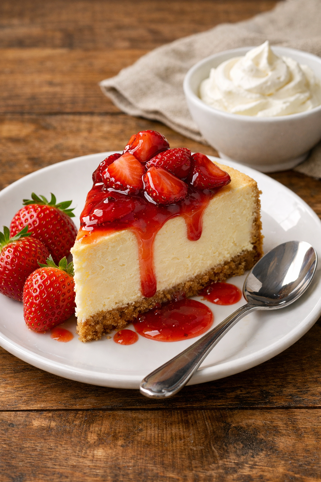 strawberry cheesecake topping