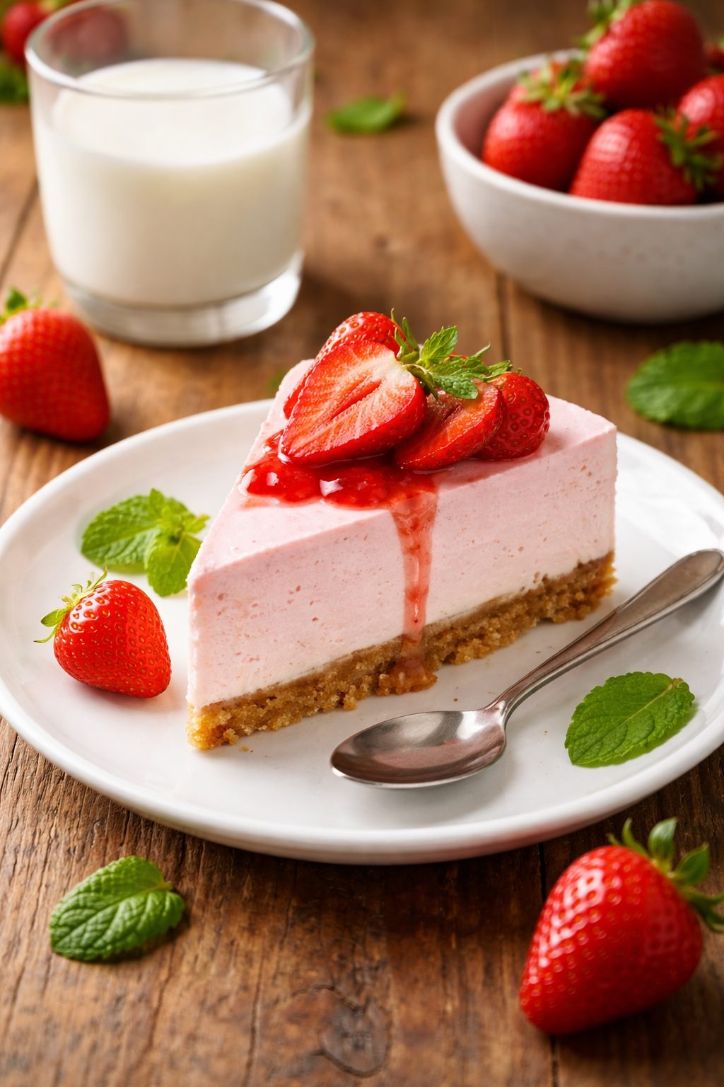 strawberry cheesecake without baking