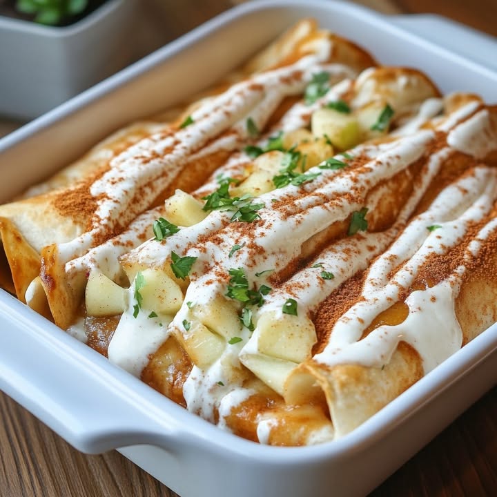 Apple Pie Enchiladas