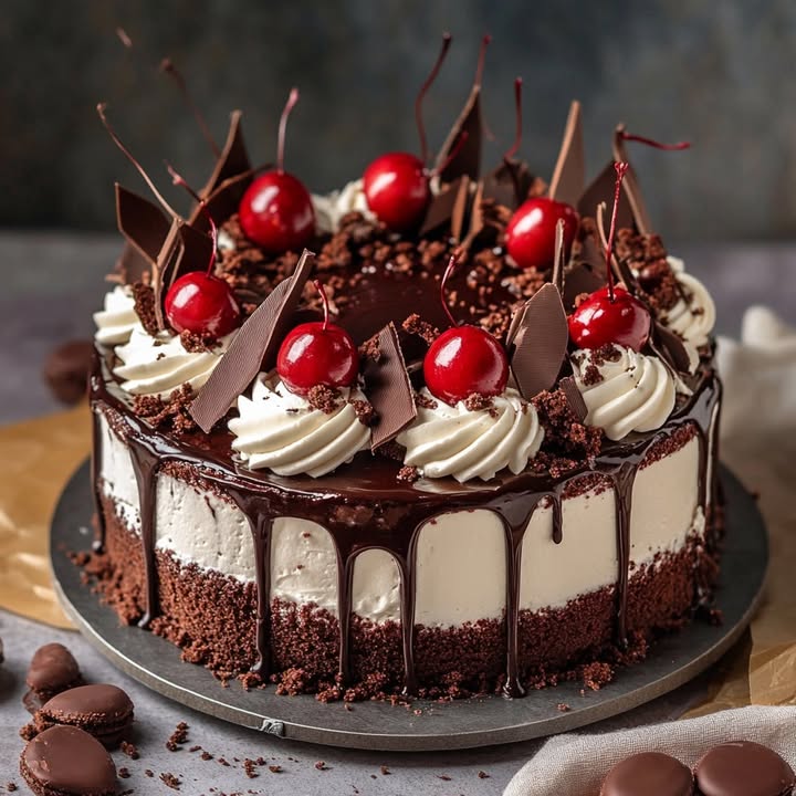 Berry Chocolate Cheesecake