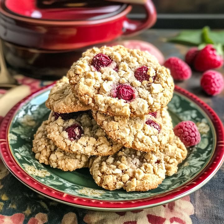 Buttery Raspberry Cookies