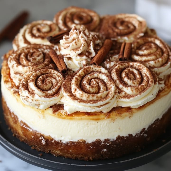 Cinnamon Roll Cheesecake