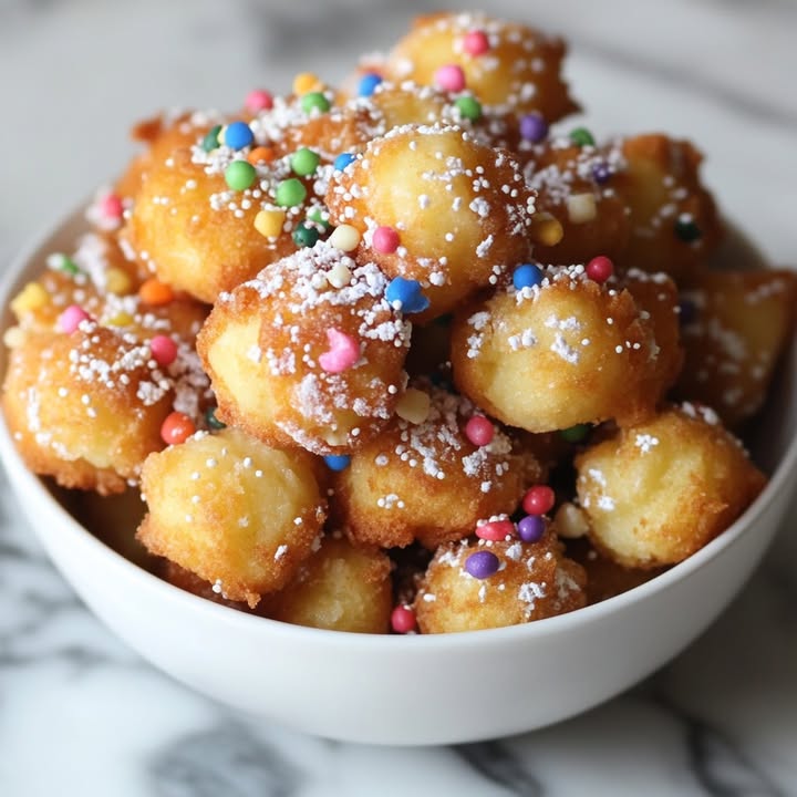 Fried Funnel Cake Bites