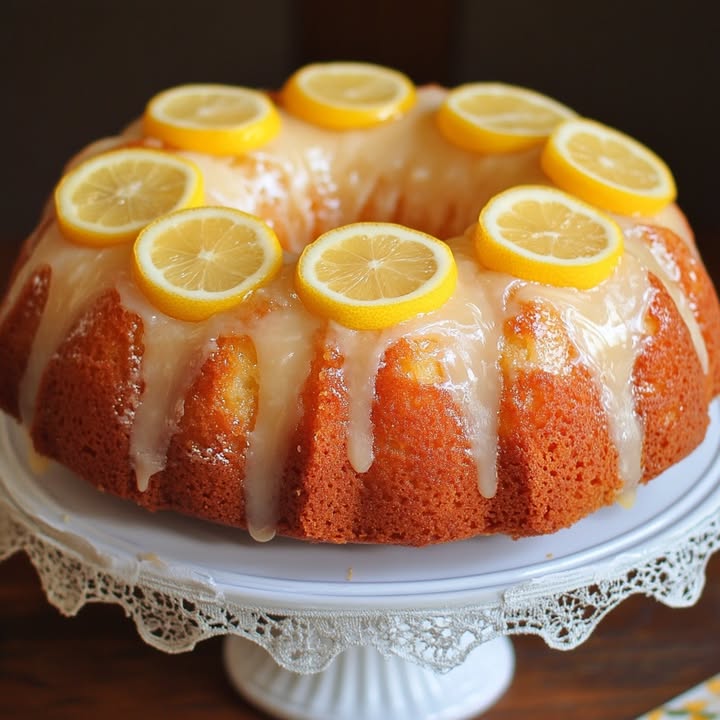 Lemon Cream Poundcake