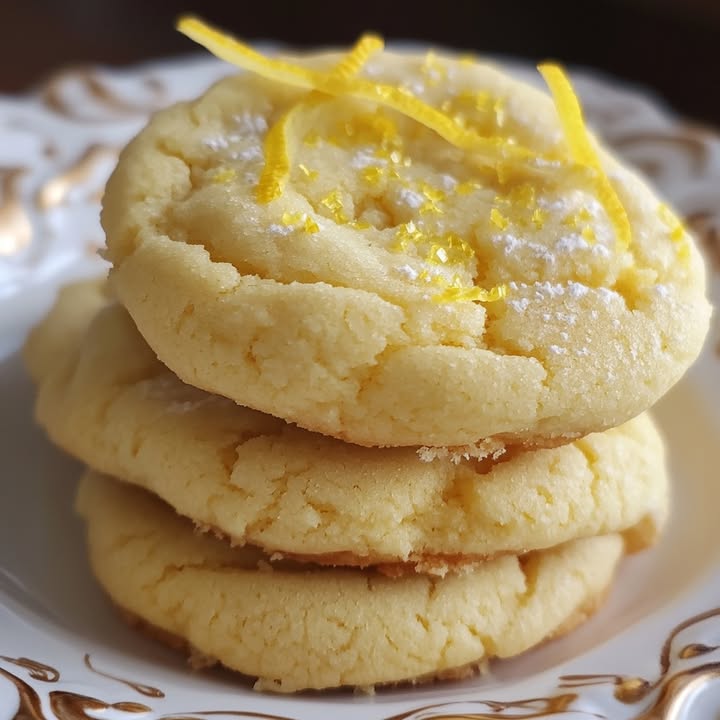 Lemon Poundcake Cookies
