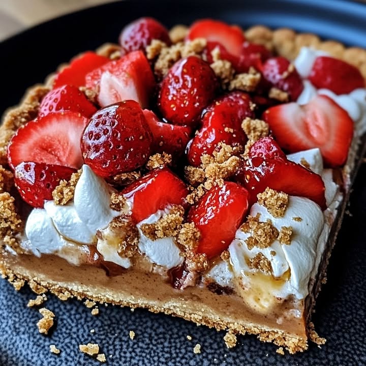 No-Bake Strawberry Speculoos