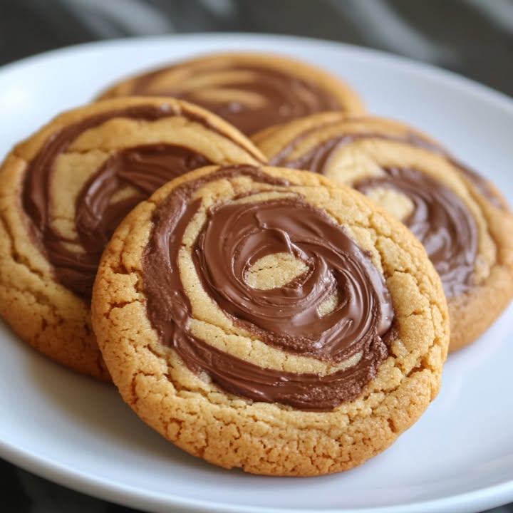 Peanut Butter Swirl Cookies