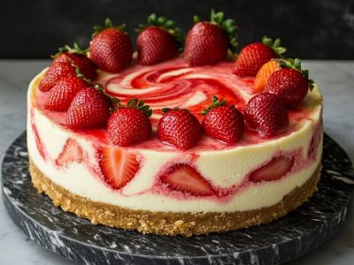Strawberry Cheesecake Delight: The Ultimate Decadent Dessert