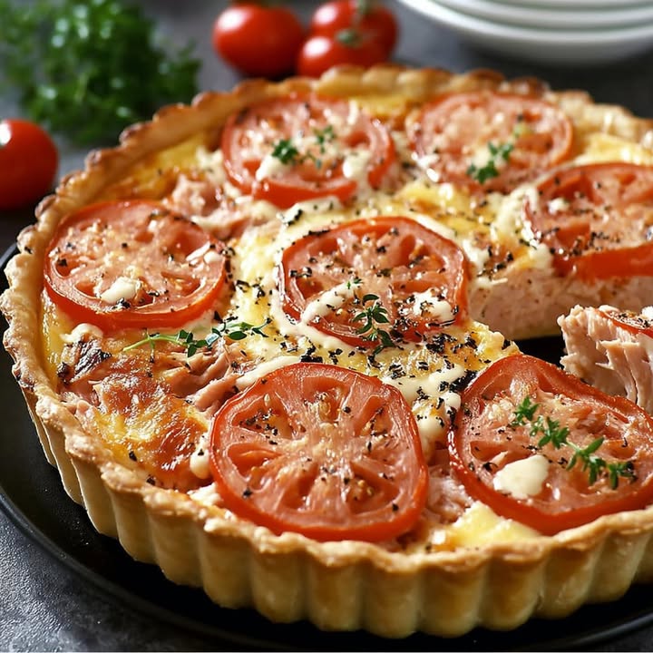 Tuna Tomato Tart