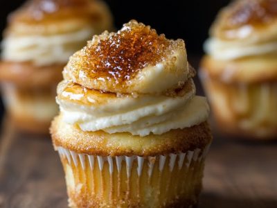 Vanilla Crème Brûlée Cupcakes: Irresistibly Sweet Treats