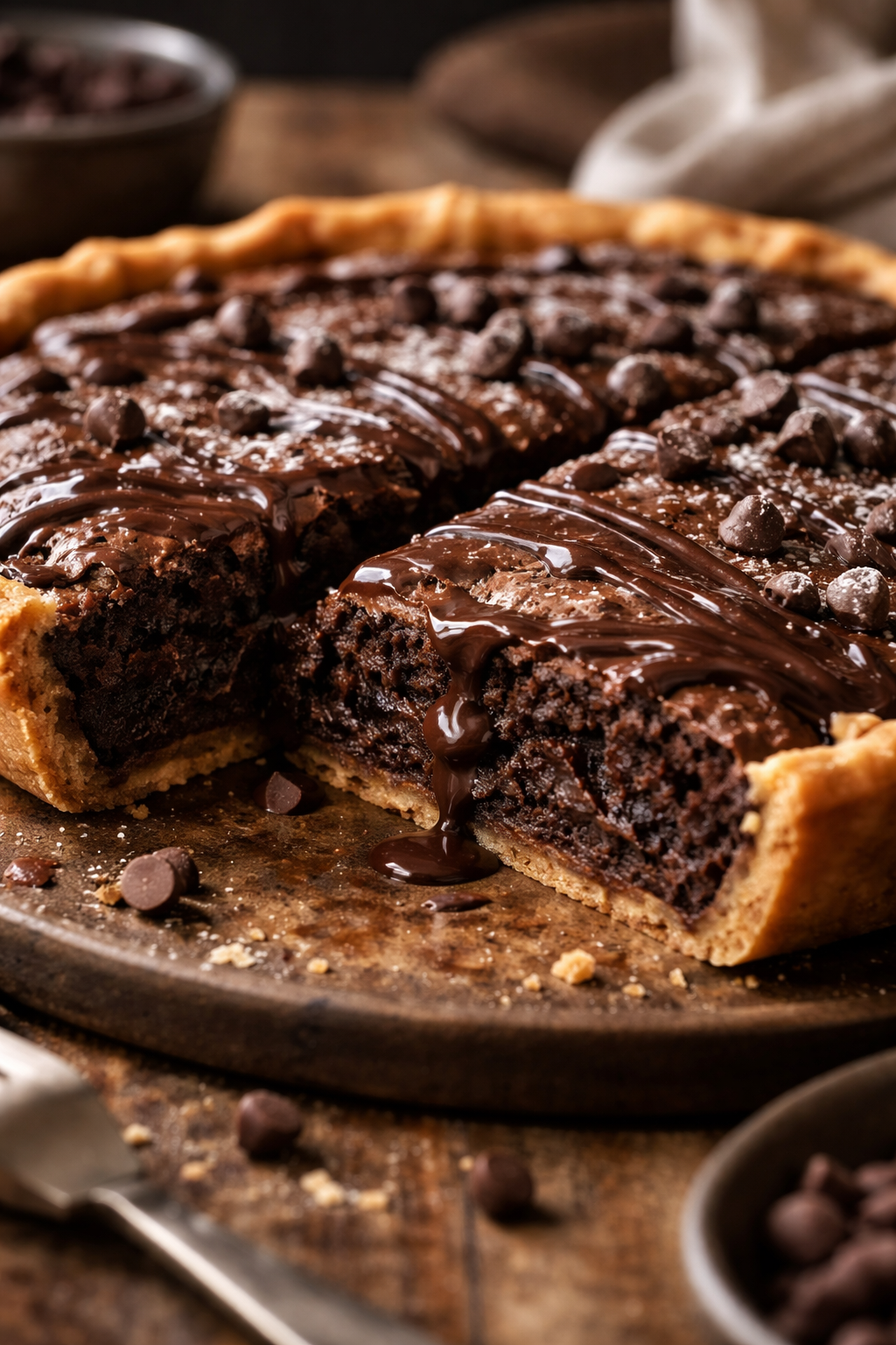 chocolate brownie pie