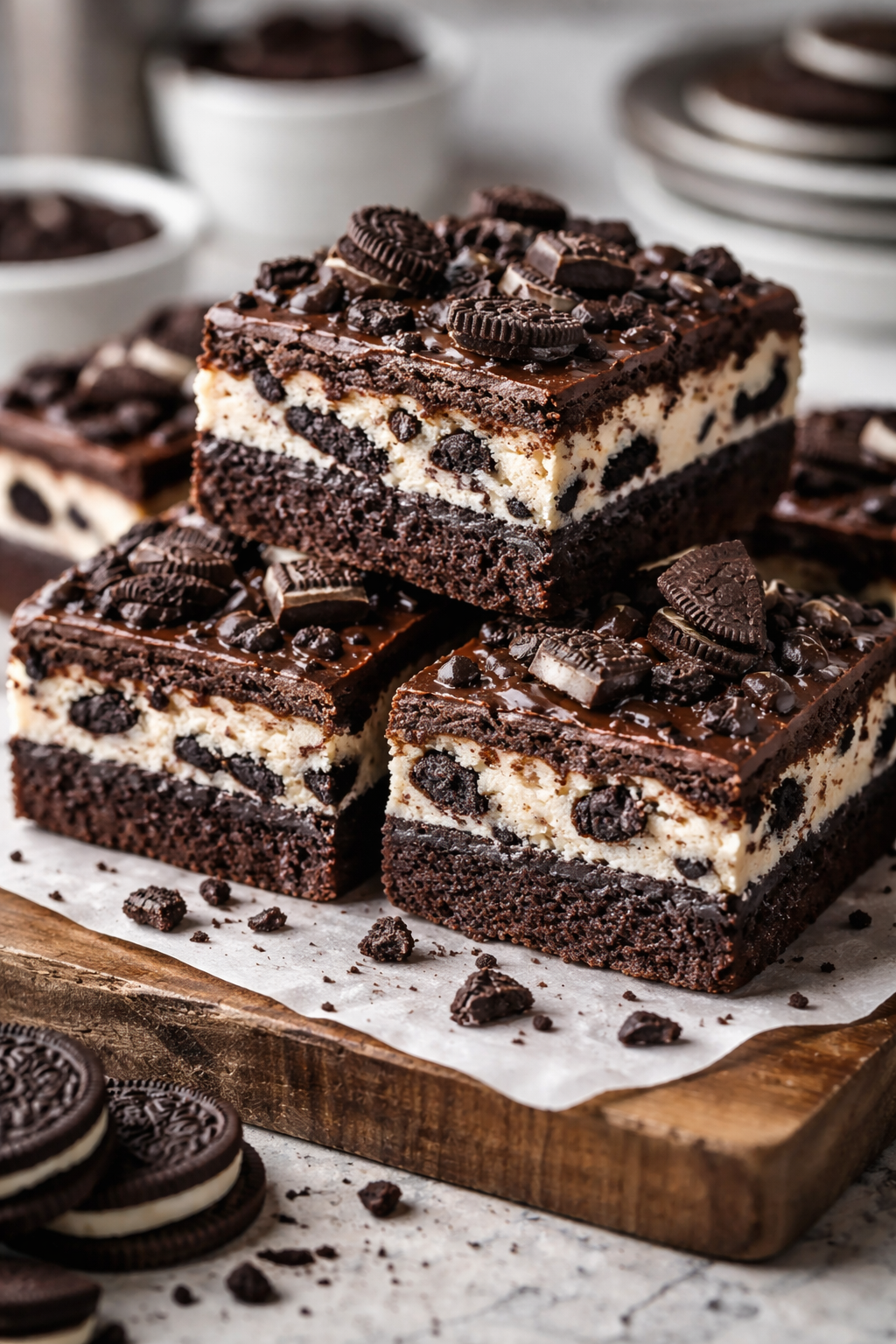 cookies and cream brownies