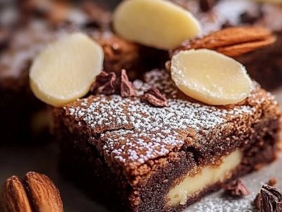 Almond Rum Brownies: A Nutty, Rich Dessert Delight