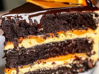 Chocolate Orange Delight: A Rich and Zesty Cheesecake Cake
