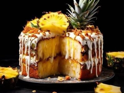 Tropical Hawaiian Pineapple Carrot Cheesecake Recipe