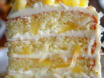 Tropical Paradise: Hawaiian Pineapple and Coconut Cake Recipe