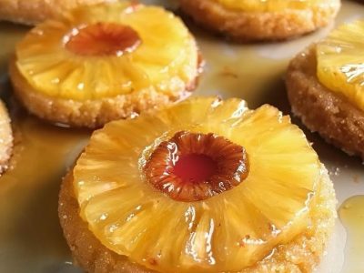 Upside Down Pineapple Cherry Cookies: Sweet and Tangy Delight