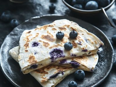 Blueberry Cream Cheese Quesadilla: Quick & Yummy Breakfast Delight