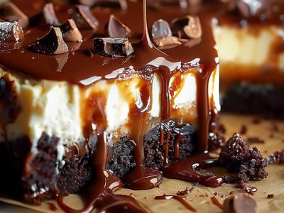 Caramel Brownie Cheesecake: A Show-Stopping Dessert Recipe
