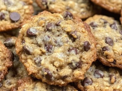 Soft & Chewy Banana Oatmeal Cookies Recipe