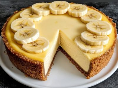 Creamy Banana Cheesecake: Easy Recipe for Any Occasion