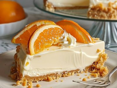 No-Bake Orange Creamsicle Cheesecake: A Refreshing Summer Treat