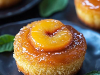 Peach Upside Down Mini Cakes: Sweet Summer Treats