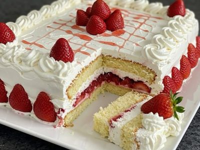 Strawberry Meringue Cake: A Light, Fluffy Dessert Delight
