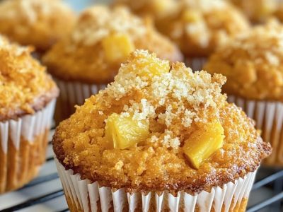 Tropical Delight: Hawaiian Pineapple Carrot Muffins Recipe