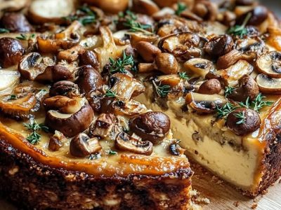 Discover the Irresistible Mushroom Nut Cake: A Savory Delight