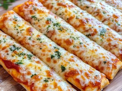 Soft and Herby Copycat Pizza Hut Breadsticks Recipe